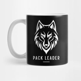 Pack Leader Wolfs Head Design Mug